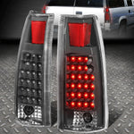 92-99 C/K C10 Yukon/Blazer/Tahoe Black Clear Lens Led Taillight Tail Lamp Speed Daddy