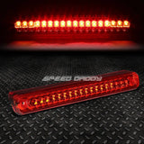 92-99 Gmc Yukon Chevy Tahoe Led Third 3Rd Tail Brake Light Cargo Lamp Red Speed Daddy