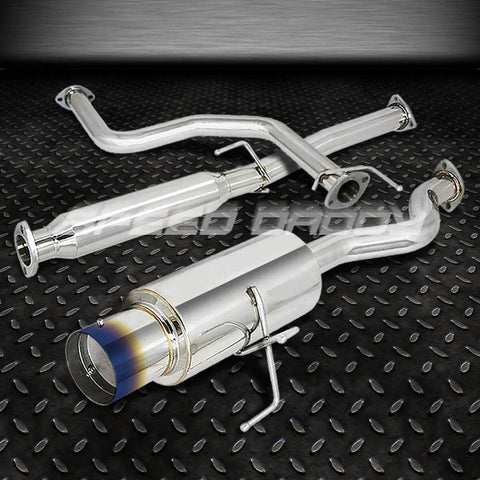 94-01 Acura Integra Ls/Rs/Gs Dc1 Dc2 4" Burnt Muffler Tip Catback Exhaust Speed Daddy