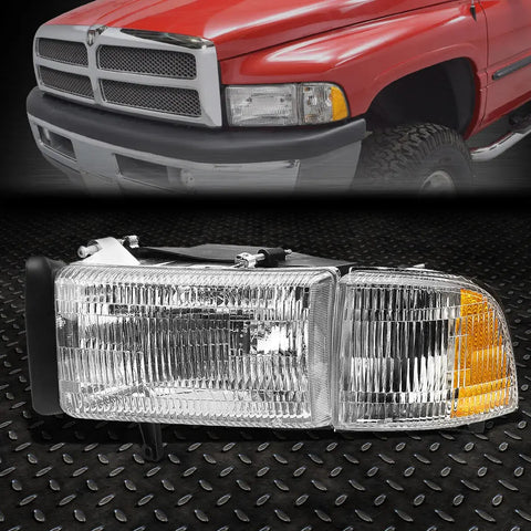 94-02 Dodge Ram Truck 1500 2500 3500 Driver Side Headlight Corner Head Lamp Speed Daddy