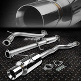 94-97 Accord Cd Bolt-On Stainless Steel Catback Exhaust Muffler 4"Rolled Tip Speed Daddy