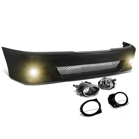 96-03 Bmw E39 5Series M5 Style Abs Front Bumper Cover Body Kit+Fog Light DNA MOTORING