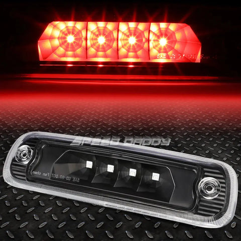 97-01 Jeep Cherokee Xj Led Third 3Rd Tail Brake Light Rear Stop Lamp Black Speed Daddy