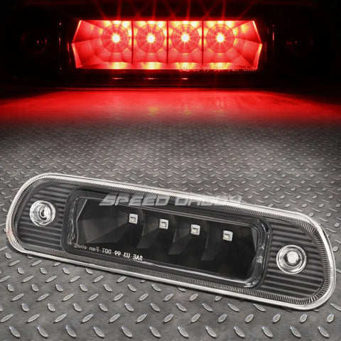 99-04 Jeep Grand Cherokee Wj Led Third 3Rd Tail Brake Light Stop Lamp Black Speed Daddy