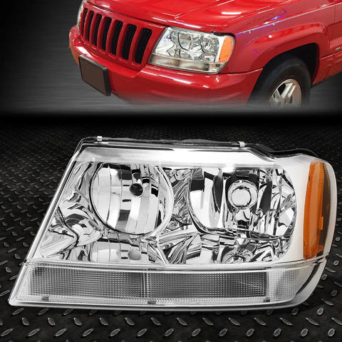 99-04 Jeep Grand Cherokee Wj Oe Style Front Headlight Lamp Left Ch2502120 Speed Daddy