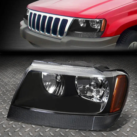 99-04 Jeep Grand Cherokee Wj Oe Style Front Headlight Lamp Left Ch2502121 Speed Daddy