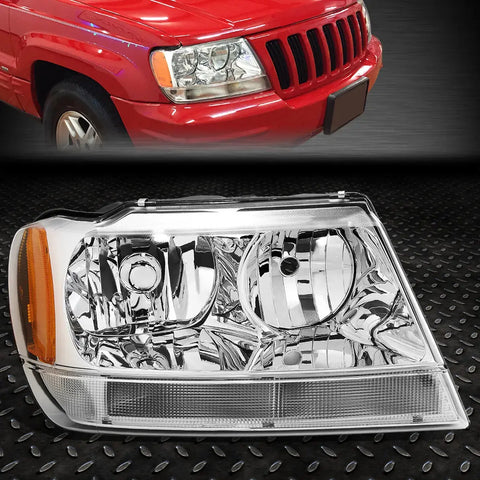 99-04 Jeep Grand Cherokee Wj Oe Style Front Headlight Lamp Right Ch2503120 Speed Daddy