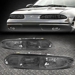 99-04 Oldsmobile Alero Pair Smoked Housing Clear Corner Headlight Head Lamps Speed Daddy