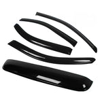 99-05 Ef Y4 4Dr Smoke Tint Window+Sun/Moon Roof Visor Vent Shade/Deflector DNA MOTORING