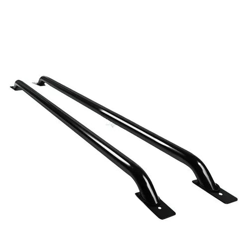 99-16 Ford F250 F350 81"/82" 99-14 F150 78"Bed Side Black Tubular Rail Bars DNA MOTORING