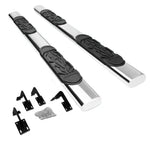 99-16 Ford Superduty Crew Cab Stainless 6"Chrome Oval Side Step Nerf Bar Kit DNA MOTORING