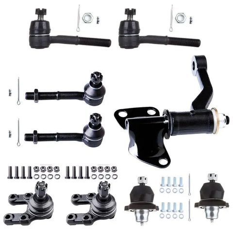 9Pcs For 1987-1990 91 1992 Nissan Pathfinder Front Ball Joints Tie Rod Idler Arm ECCPP