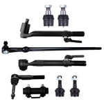 9pcs Front Tie Rod Ball Joint Kit For 2005-2009 Ford F-350 Super Duty Suspension ECCPP