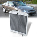 A/T Automatic Transmission Aluminum Radiator For 1988-2000 Honda Civic / Del Sol AJP DIST