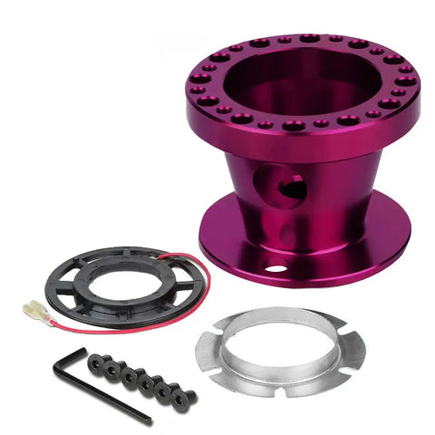 Ae86 Corolla Sw20 Mr2 Mk 4 Purple Full Aluminum Steering Wheel Hub Adaptor DNA MOTORING