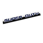 Aluminum Stick On Polished Blue Text Super Duty Decal Emblem Trim Badge Logo DNA MOTORING