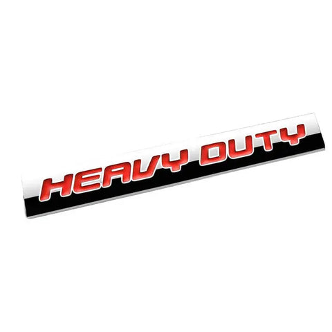 Aluminum Stick On Polished Red Letters Heavy Duty Decal Emblem Trim Badge Logo DNA MOTORING