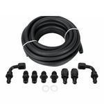 Automatic Transmission Cooler Line Kit For Gm 4L60E 4L65E 6An Push Lock 15' Hose BLACKHORSERACING