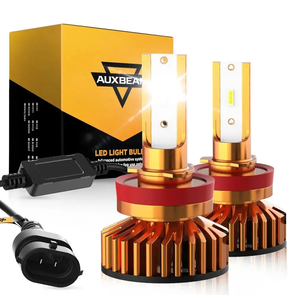 Auxbeam 9005 H11 H7 9006 H1 Led Headlight Bulbs High Low Beam Bright W – Dynamic  Performance Tuning