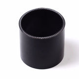 Black 1 1/2" inch 38mm Silicone Straight Hose Coupler Connector Joiner Radiator F1 Racing