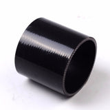 Black 1 1/2" inch 38mm Silicone Straight Hose Coupler Connector Joiner Radiator F1 Racing