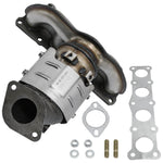 Catalytic Converter Manifolds compatible for Hyundai Santa Fe compatible for Kia Sorento L4 2.4L MaxpeedingRods