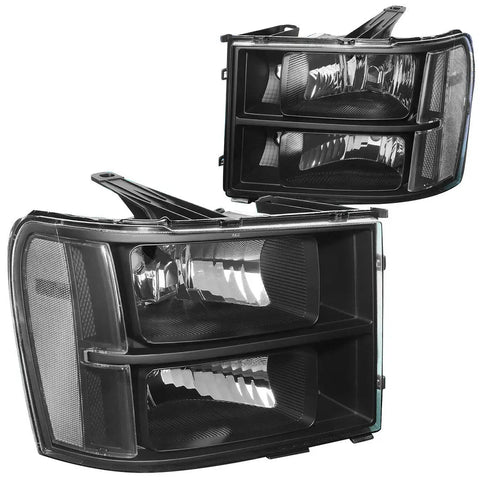 For 2004-2005 Sienna Xl20 Headlight Head Lamp W/Led Kit+Cool Fan Smoked/Clear DNA MOTORING