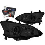 For 2012-2014 Ford Focus Mkiii Signal Headlight Lamps W/Led Kit Slim Style Black DNA MOTORING