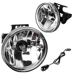 99-01 Ram 1500/2500/3500 Chrome Clear Oe Bumper Fog Light Lamp+Switch Kit DNA MOTORING