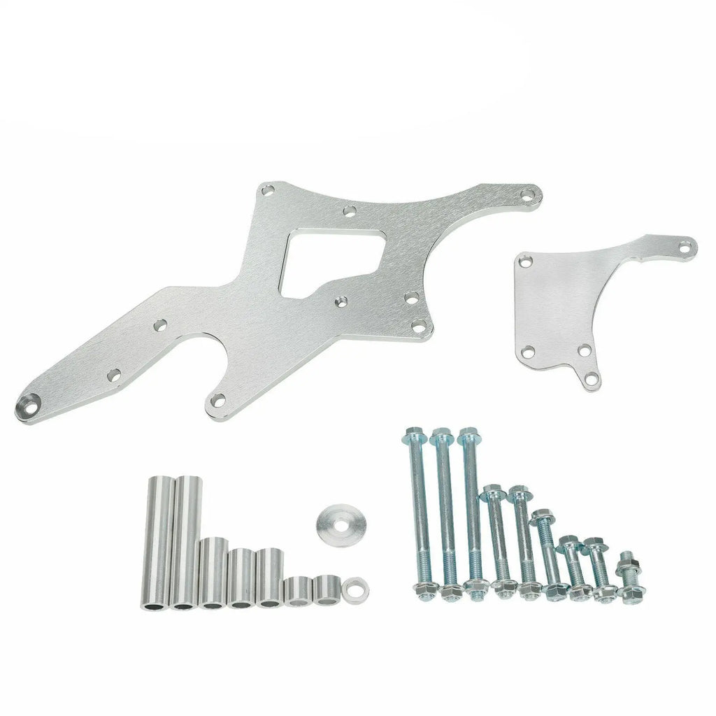 For Ls Engine Alternator Serpentine Bracket+Power Steering Pump Swap C ...