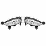 Front Bumper Halogen Clear Fog Lights Lamps For 2011-2013 Hyundai Sonata F1 RACING