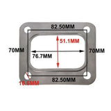 Garrett T4 Turbo Flange Gasket 4 Bolt 304 Stainless Precision Borg Warner EFR MD Performance