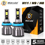 H11 Led High Low Beam Headlight Bulbs Fog Light For Freightliner Cascadia 08-16 EB-DRP