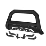 J2 2005-2021 Toyota Tacoma Carbon Steel Box Beam Bull Bar Bumper Brush Guard DNA MOTORING