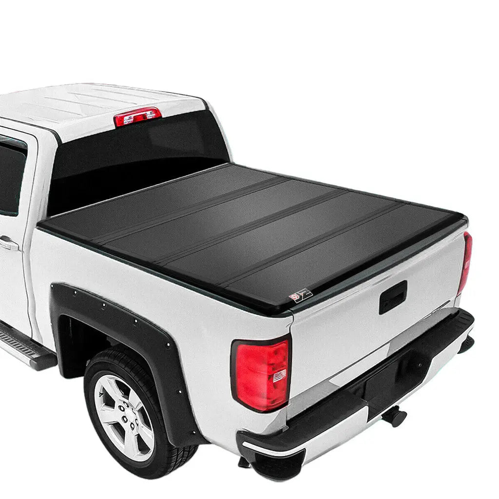 J2 2007-2021 Toyota Tundra 5.5' Bed Hard Folding Four-Fold Tonneau Cov ...