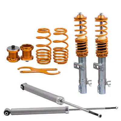 Compatible for VW UP 2011-2017 Coilovers Adjustable Suspension Lowering Springs Kit MAXPEEDINGRODS UK