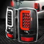 [Led C-Tube Bar]00-06 Suburban Tahoe Yukon Xl Tail Light Brake Lamps Black Speed Daddy