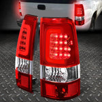 [Led C-Tube Bar]03-07 Chevy Silverado Gmc Sierra Tail Light Brake Lemp Red Speed Daddy