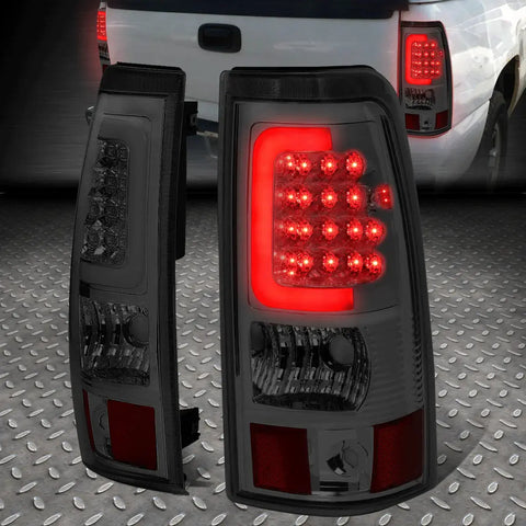 [Led C-Tube Bar]03-07 Chevy Silverado Gmc Sierra Tail Light Stop Brake Lemp Speed Daddy