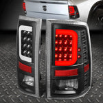 [Led C-Tube Bar]09-17 Ram 1500 2500 3500 Tail Light Rear Brake Lamp Black Speed Daddy