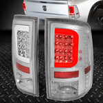 [Led C-Tube Bar]09-17 Ram 1500 2500 3500 Tail Light Rear Brake Lamp Chrome Speed Daddy