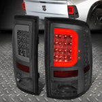 [Led C-Tube Bar]09-17 Ram 1500 2500 3500 Tail Light Rear Brake Lamp Smoked Speed Daddy