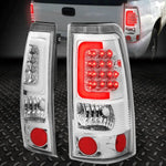 [Led C-Tube]99-03 Chevy Silverado Gmc Sierra Rear Tail Light Brake Lemp Set Speed Daddy