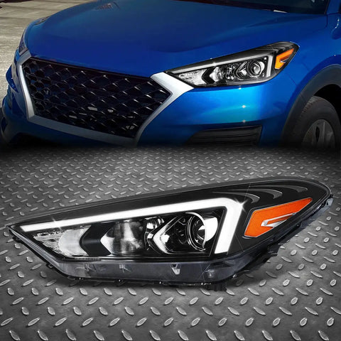 [Led Drl] 19-21 Tucson Oe Style Left Driver Side Projector Headlight Lamp Speed Daddy