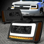 [Led Drl]07-14 Suburban 1500 2500 Sequential Signal Projector Headlight Lamp Speed Daddy