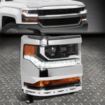 [Led Drl]16-19 Chevy Silverado 1500 Passenger Side Hid Projector Headlight Speed Daddy