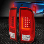 [Led L-Tube Bar]97-07 F150 F250 F350 Super Duty Tail Light Brake Lamp Red Speed Daddy