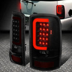 [Led Red C-Shape]00-06 Suburban Tahoe Yukon Xl Tail Light Brake Lamps Tinted Speed Daddy