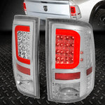 [Led Red C-Tube Bar]09-17 Ram 1500 2500 3500 Tail Light Brake Lamps Chrome Speed Daddy