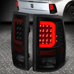 [Led Red C-Tube Bar]09-17 Ram 1500 2500 3500 Tail Light Brake Lamps Tinted Speed Daddy